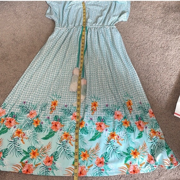 Cabana Life Cayman Cover Luxe Tie waist Midi Dress - Picture 14 of 16